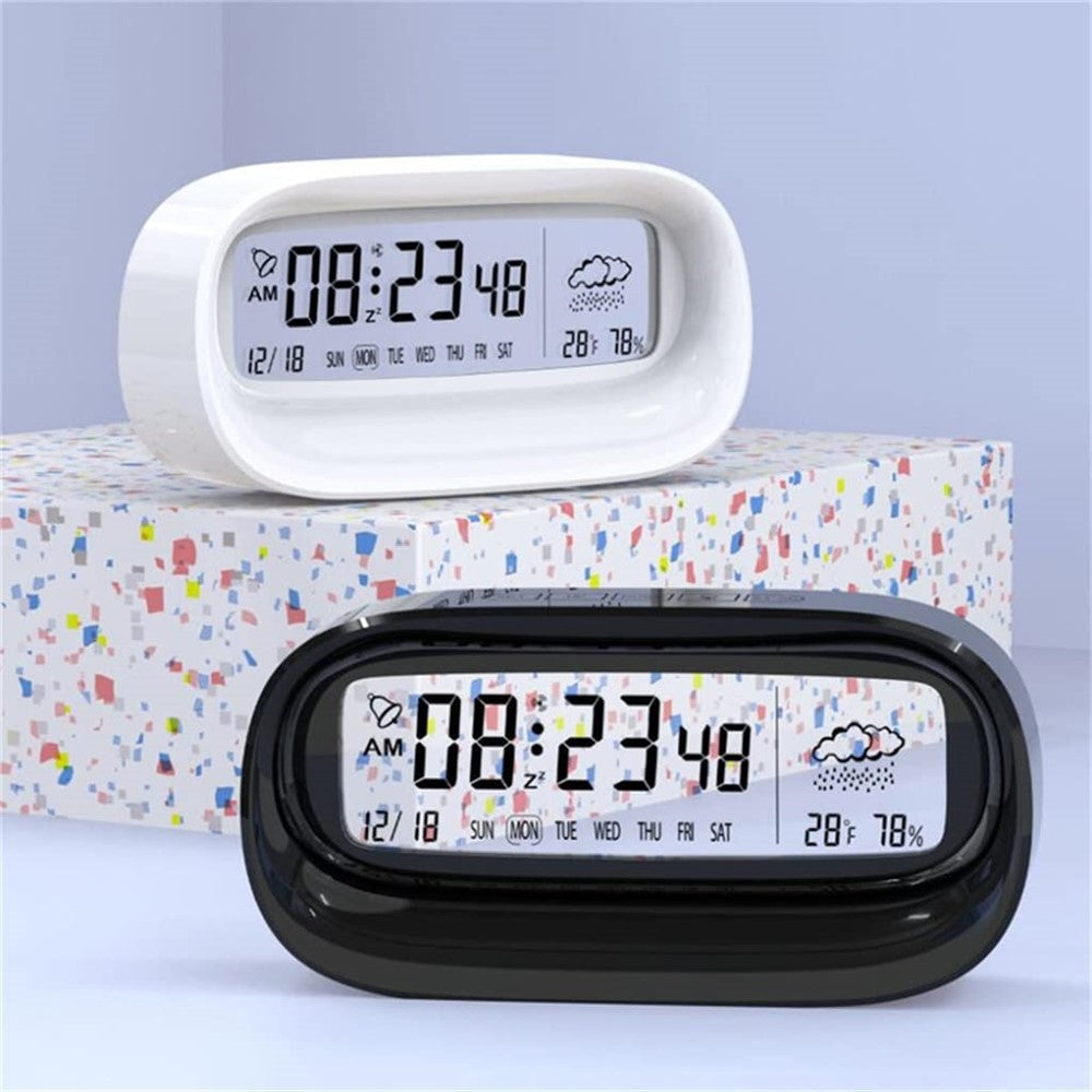 Smart Calendar Alarm Clock Transparent Multi-Function Home Office Desktop Digital Clock