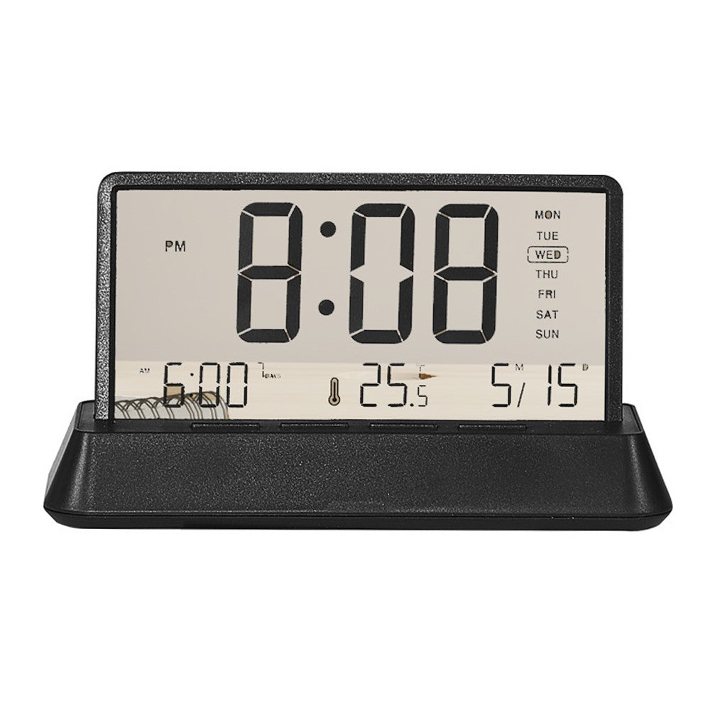 2301 LED Display Multifunction Digital Alarm Clock with Temperature Calendar Snooze Function