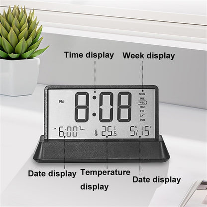 2301 LED Display Multifunction Digital Alarm Clock with Temperature Calendar Snooze Function