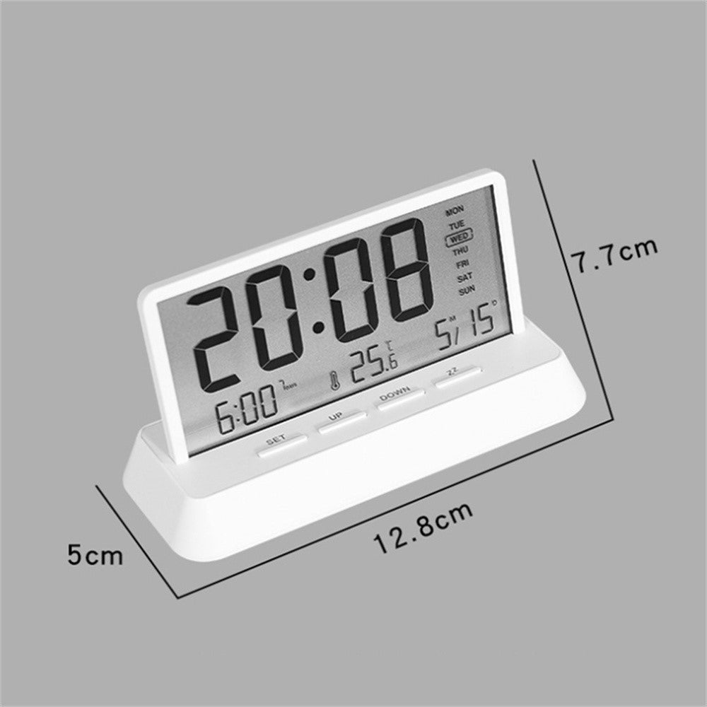 2301 LED Display Multifunction Digital Alarm Clock with Temperature Calendar Snooze Function
