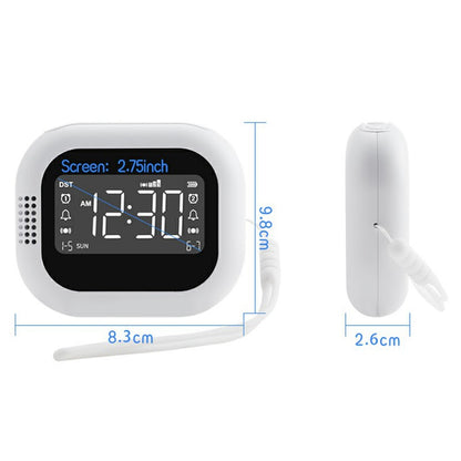 TS-BC700F Multifunction Vibrating Alarm Clock Portable FM Radio for Deaf Elderly Heavy Sleepers