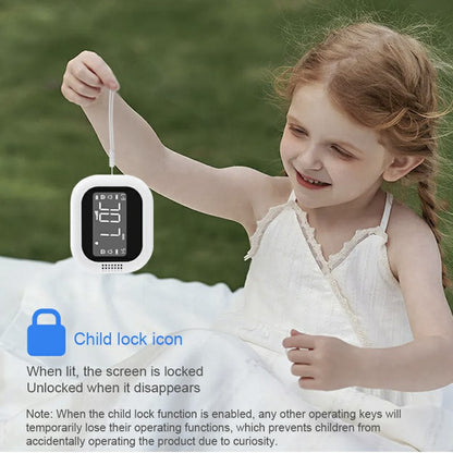 TS-BC700S Portable Vibrating Alarm Clock 2.75 Inch White Noise Machine for Deaf Elderly Heavy Sleepers