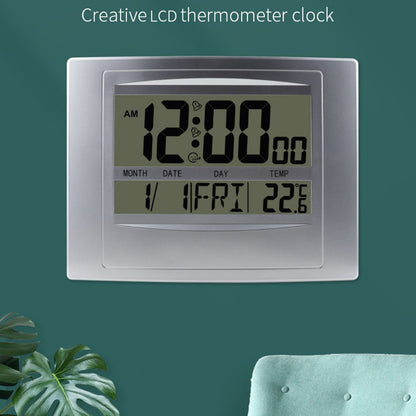 TS-H129Y Multifunction Digital Alarm Clock Large Screen Calendar Temperature Display Wall Clock