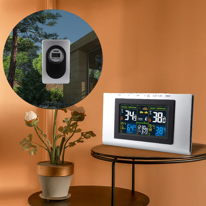 TS-H127G Multifunction Wireless Weather Station Color Display Alarm Clock Digital Thermometer Hygrometer