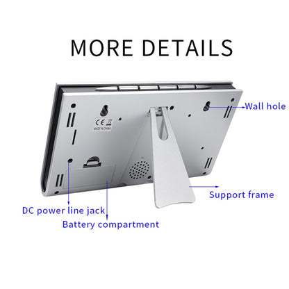 TS-H127G Multifunction Wireless Weather Station Color Display Alarm Clock Digital Thermometer Hygrometer