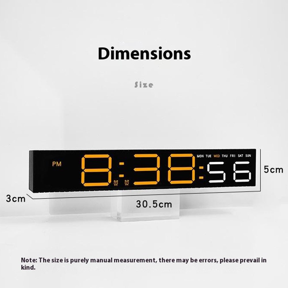 5517 Creative LED Digital Clock Sound Activated Display Bedside Table Alarm Clock with Multi-Color Light
