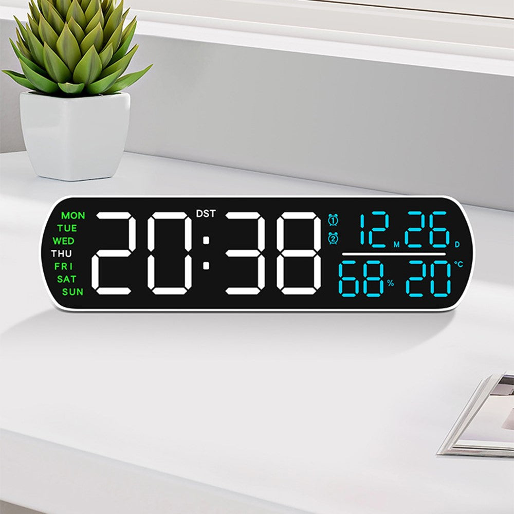 5512 LED Digital Alarm Clock Multi Function Time Temperature Date Display Electronic Clock