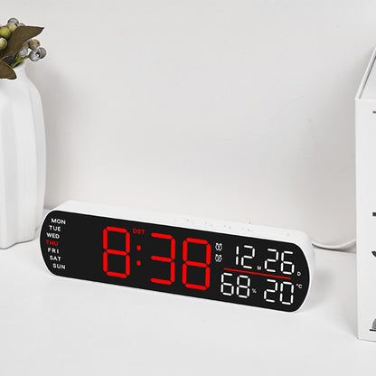 5512 LED Digital Alarm Clock Multi Function Time Temperature Date Display Electronic Clock