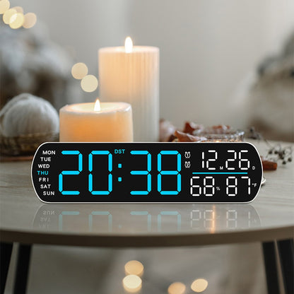 5512 LED Digital Alarm Clock Multi Function Time Temperature Date Display Electronic Clock