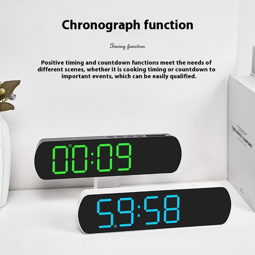 5512 LED Digital Alarm Clock Multi Function Time Temperature Date Display Electronic Clock