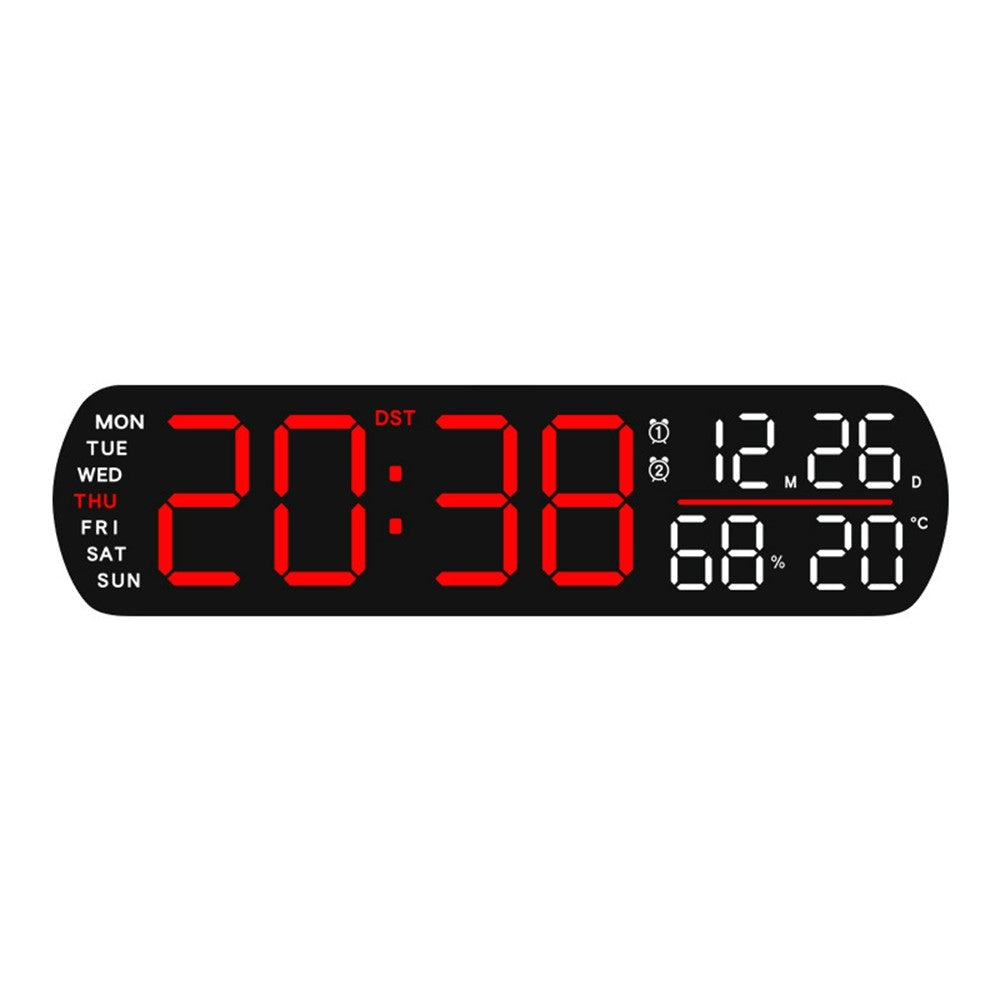 5512 LED Digital Alarm Clock Multi Function Time Temperature Date Display Electronic Clock