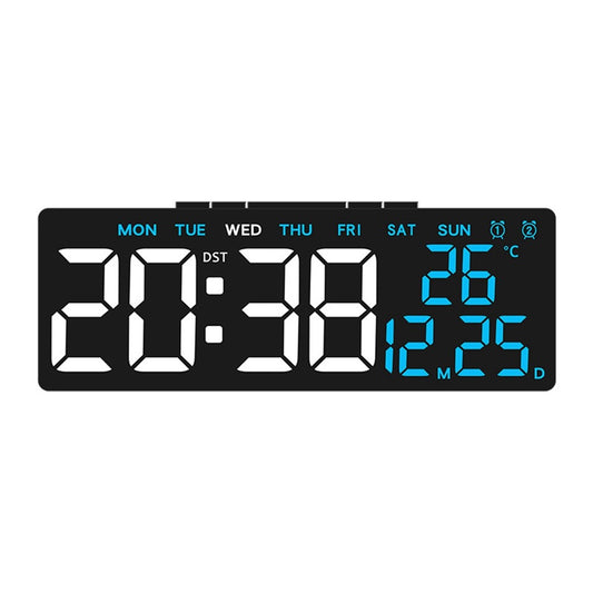 6668 LED Digital Alarm Clock Temperature Display USB Output Multiple Alarms Desktop Clock