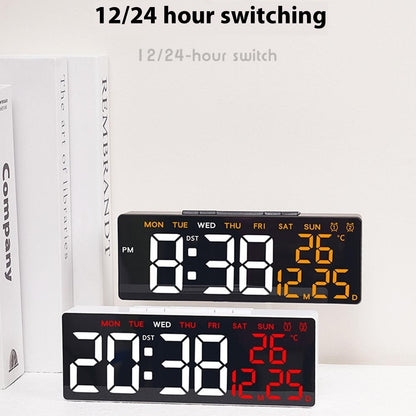 6668 LED Digital Alarm Clock Temperature Display USB Output Multiple Alarms Desktop Clock