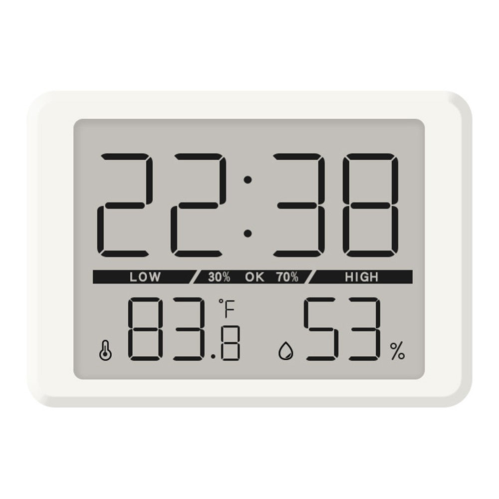 2308 Ultra Thin Magnetic LCD Digital Clock Bedside Temperature Humidity Display Alarm Clock