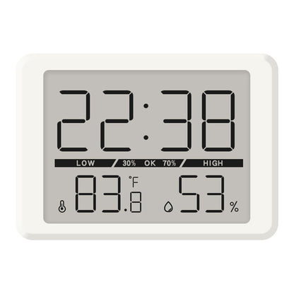 2308 Ultra Thin Magnetic LCD Digital Clock Bedside Temperature Humidity Display Alarm Clock