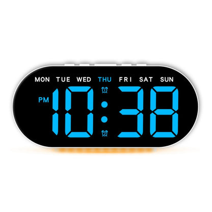 GH9003 Multifunctional LED Digital Clock Temperature Display Ambient Light Bedside Clock