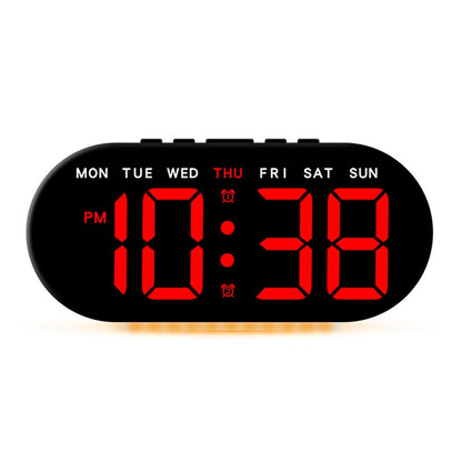 GH9003 Multifunctional LED Digital Clock Temperature Display Ambient Light Bedside Clock