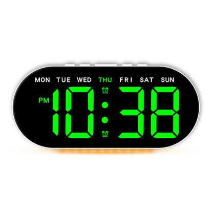 GH9003 Multifunctional LED Digital Clock Temperature Display Ambient Light Bedside Clock