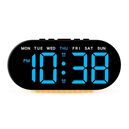 GH9003 Multifunctional LED Digital Clock Temperature Display Ambient Light Bedside Clock
