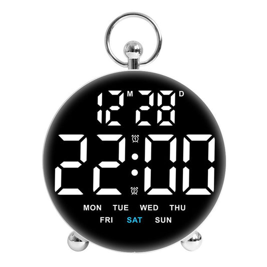 8029 LED Digital Alarm Clock Multi Function Students Electronic Desk Clock with Large Display