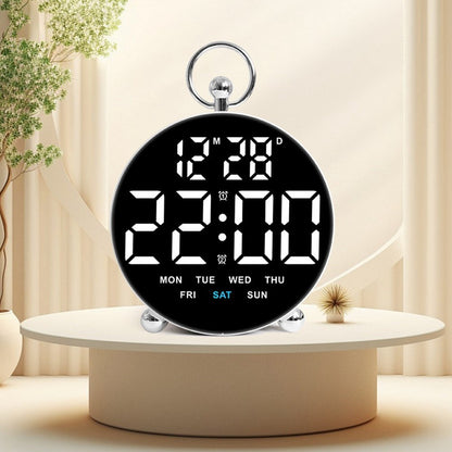 8029 LED Digital Alarm Clock Multi Function Students Electronic Desk Clock with Large Display