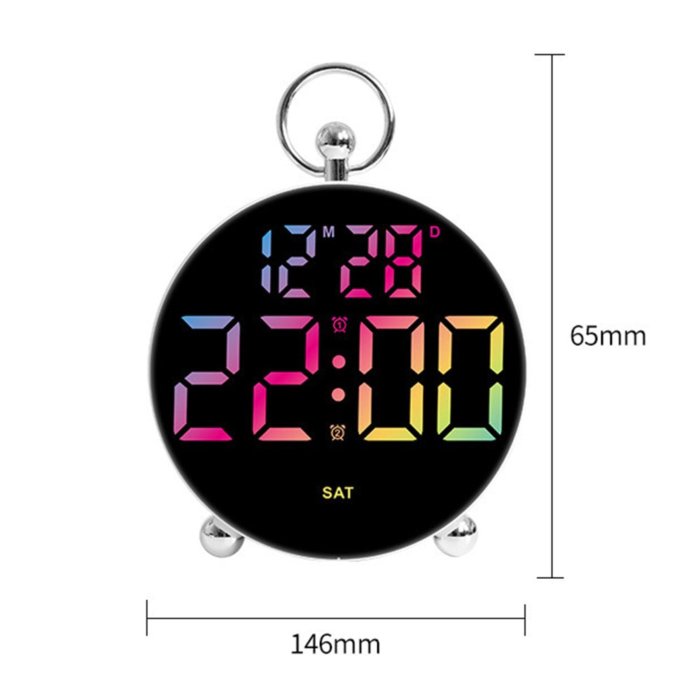 8029 LED Digital Alarm Clock Multi Function Students Electronic Desk Clock with Large Display