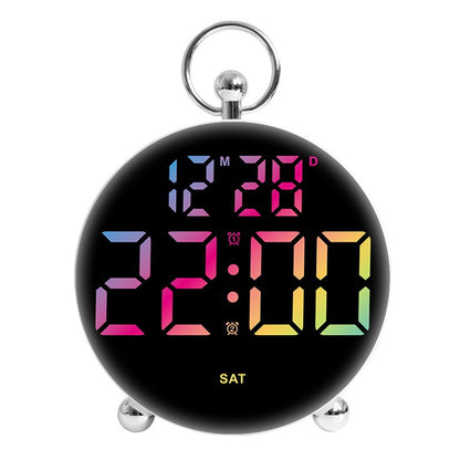 8029 LED Digital Alarm Clock Multi Function Students Electronic Desk Clock with Large Display