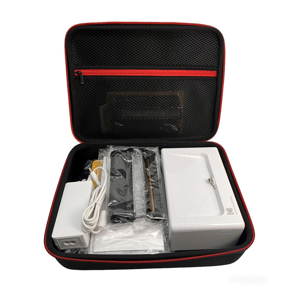 For Kodak Dock Premium Wi-Fi 4x6 Inch Instant Photo Printer Hard Case Travel Storage Bag with Handle