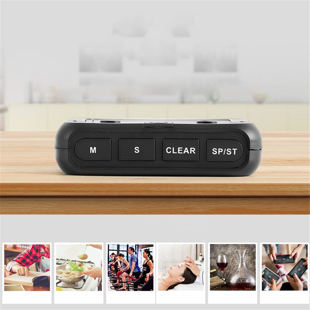 FY501 100-minute Countdown Timing LED Digital Display Kitchen Timer Homework Learning 3 Gear Volume Timer