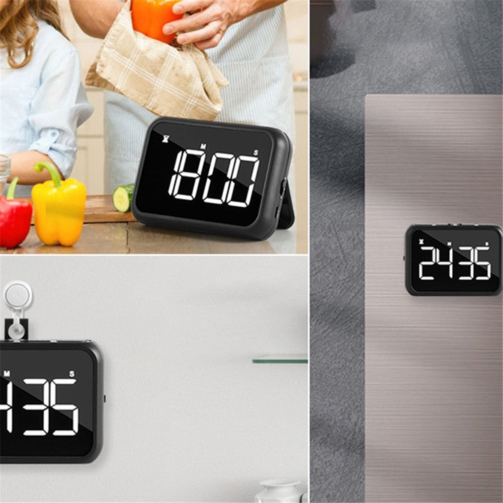 FY501 100-minute Countdown Timing LED Digital Display Kitchen Timer Homework Learning 3 Gear Volume Timer