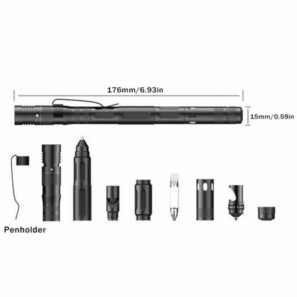 ZSB-03 Window Hammer Flashlight Self-defense Multifunctional Tactical Pen Outdoor Survival Tool