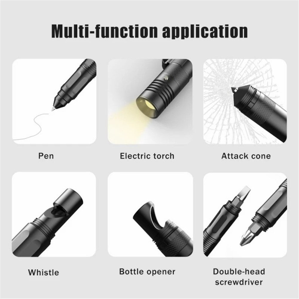 ZSB-03 Window Hammer Flashlight Self-defense Multifunctional Tactical Pen Outdoor Survival Tool