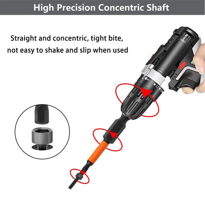 7PCS 50mm Screw Driver Bit Set 1.5mm 2mm 2.5mm 3mm 4mm 5mm 6mm Hex Head Allen Wrench Drill Bit Set