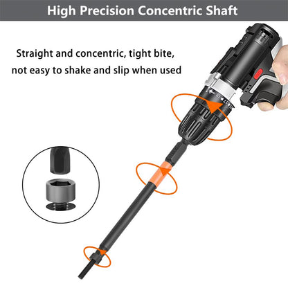 6PCS 100mm Hex Shank Screw Driver Bit Set H2, H2.5 H3 H4 H5 H6 TS2 Steel Magnetic Screwdriver Bits