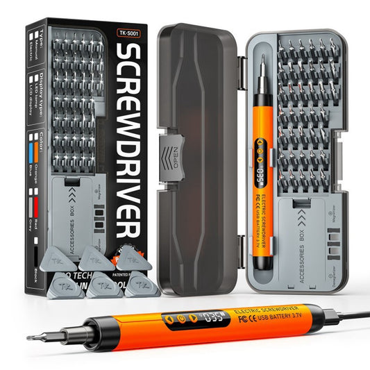 47 in 1 Electric Screwdriver Set Digital Display USB Rechargeable PC Phone Repair Tool Kit