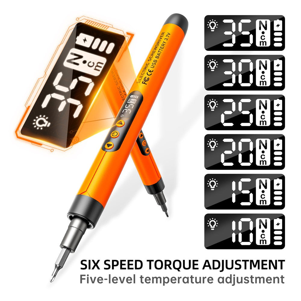 47 in 1 Electric Screwdriver Set Digital Display USB Rechargeable PC Phone Repair Tool Kit