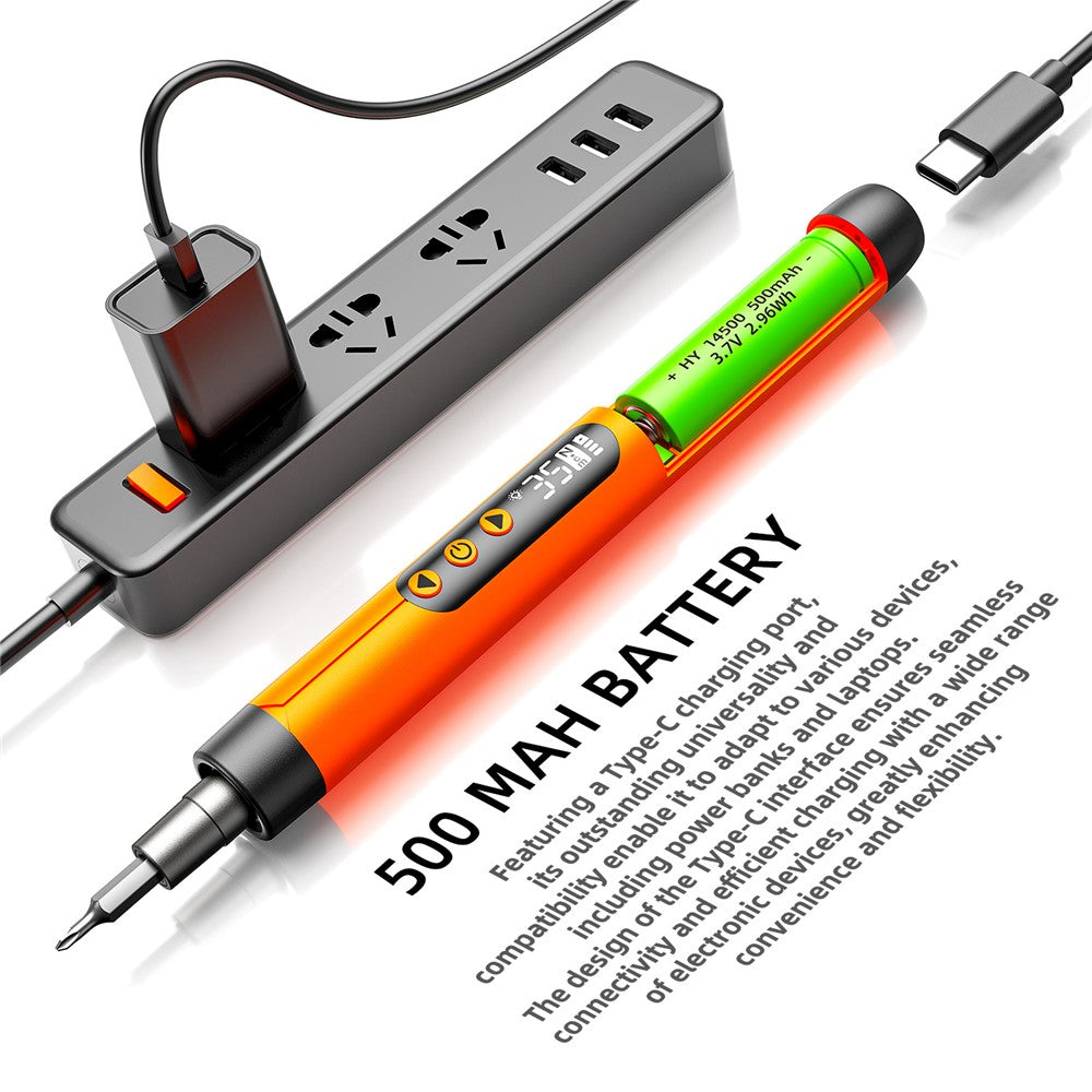47 in 1 Electric Screwdriver Set Digital Display USB Rechargeable PC Phone Repair Tool Kit