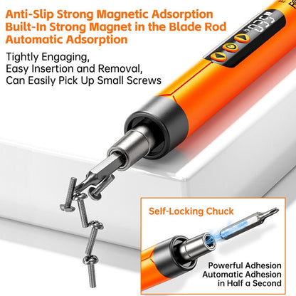 47 in 1 Electric Screwdriver Set Digital Display USB Rechargeable PC Phone Repair Tool Kit
