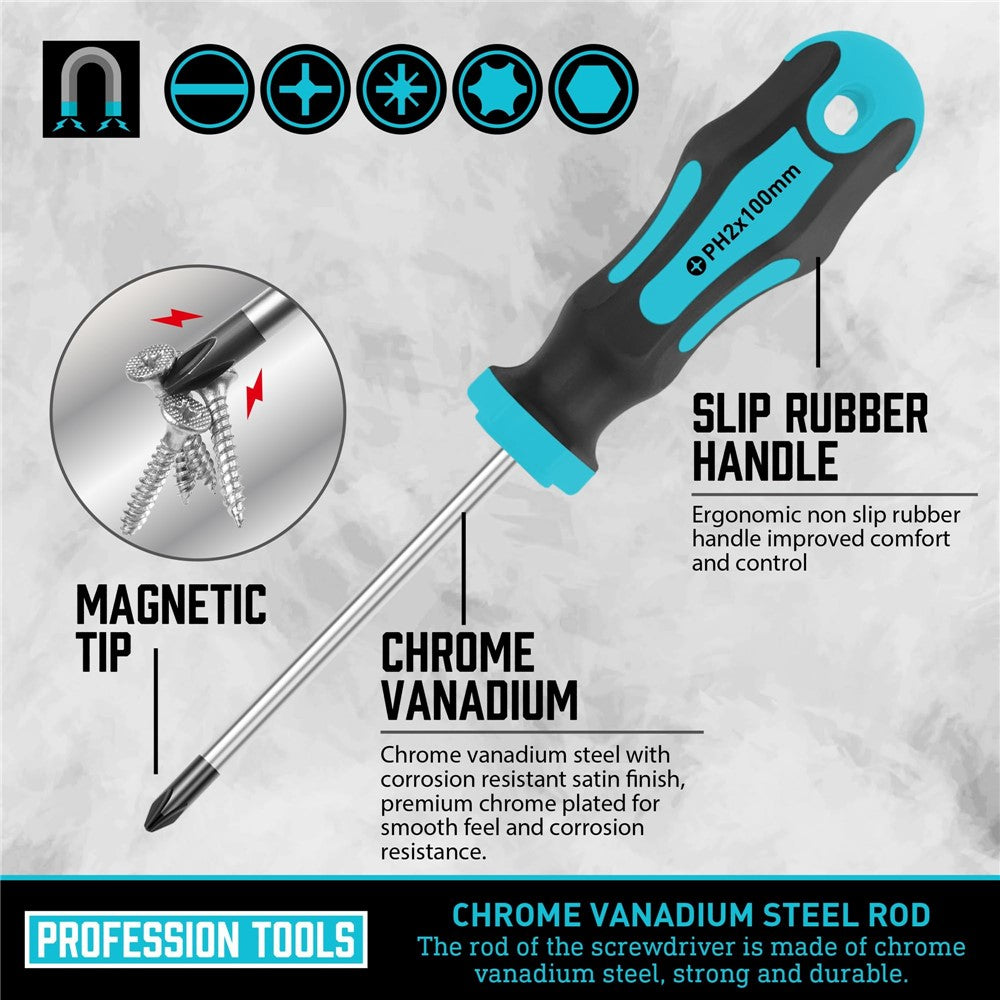 43Pcs Magnetic Screwdriver Set Chrome Vanadium Steel Tools Kit with Storage Case for Electronic Repair