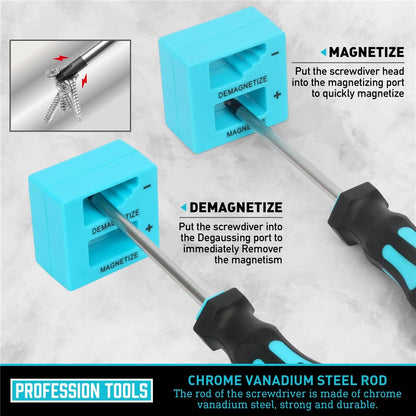 43Pcs Magnetic Screwdriver Set Chrome Vanadium Steel Tools Kit with Storage Case for Electronic Repair