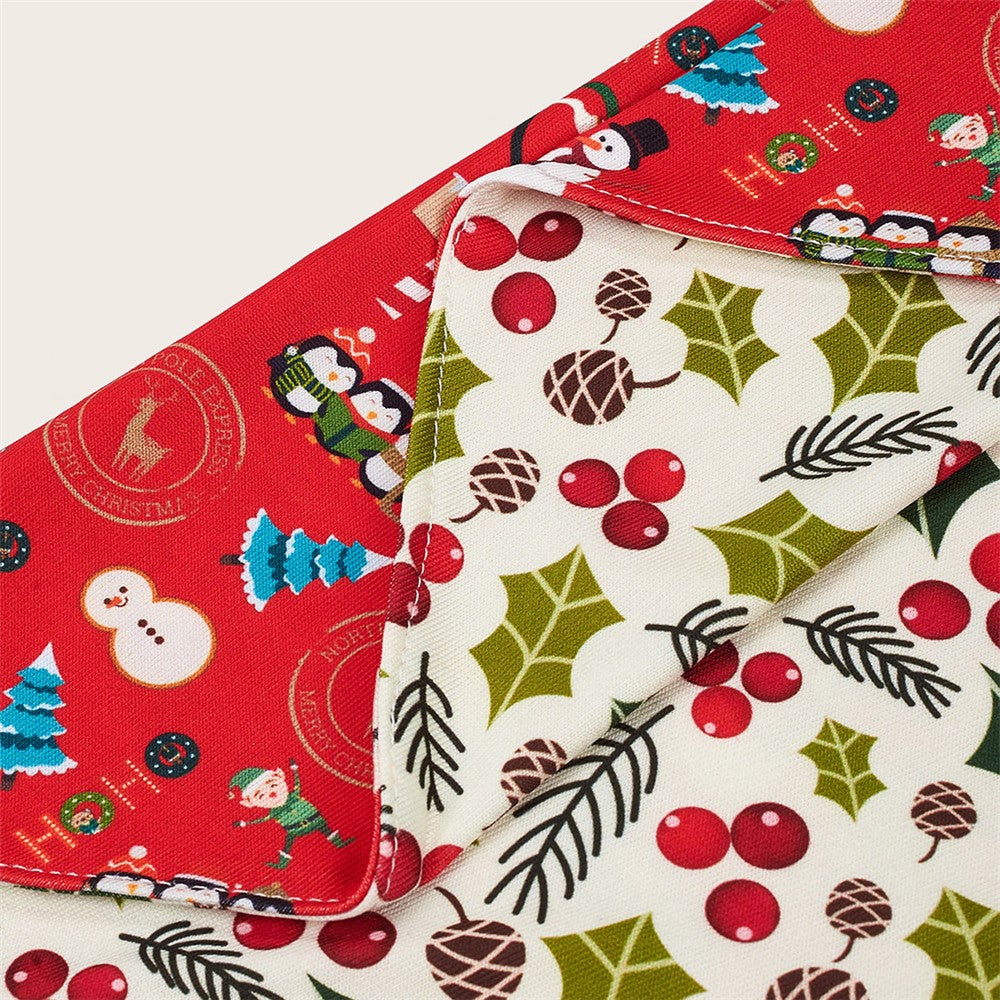 Christmas Dog Bandanas Pet Bib Bandanas Pet Scarf Washable Dog Bib Costume [Size: S]