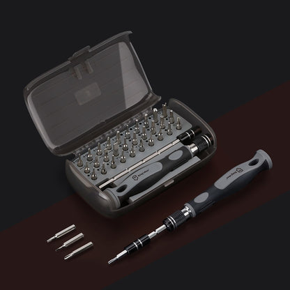 KING'SDUN KS-840084 32 in 1 Portable Precision Repair Tool Kit Magnetic Mini Screwdriver Set with 30Pcs Bits / Translucent Storage Box