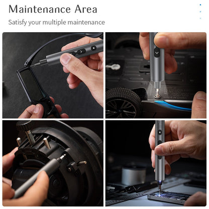 KING'SDUN KS-882037 28Pcs MR1-4mm Electric Repair Tool Kit with 24 Bits Magnetic Mini Screwdriver Set for Watches, Cameras, Drones