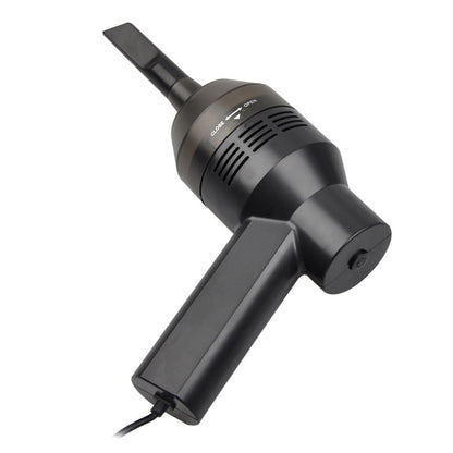 HK6019A USB Wired Portable Vacuum Cleaner Super-Mini Hand-Held Cleaner for Car/House/Pet House/Keyboard Cleaning
