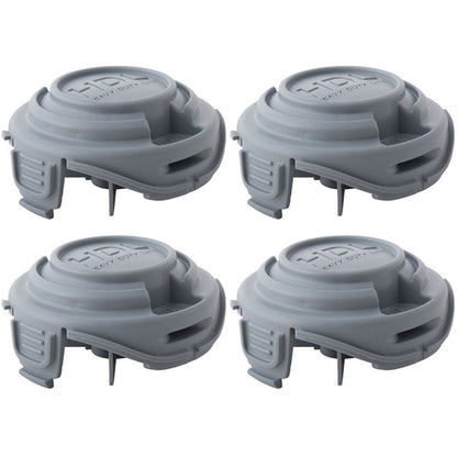 4Pcs For Black & Decker STC5433 Type 1 / STC5433PC Type 1 HDL Heavy Duty Line Spool Cap, 90588530