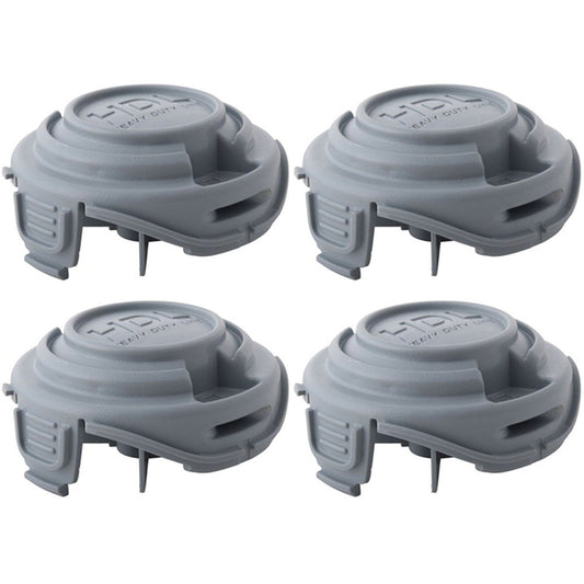4Pcs For Black & Decker STC5433 Type 1 / STC5433PC Type 1 HDL Heavy Duty Line Spool Cap, 90588530