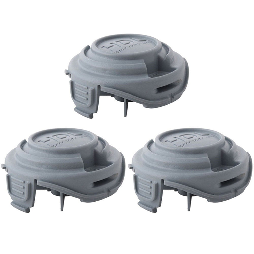 3Pcs For Black & Decker STC5433 Type 1 / STC5433PC Type 1 HDL ABS Line Spool Caps, 90588530