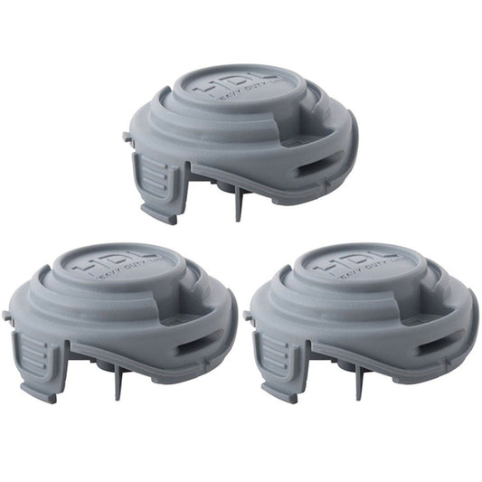 3Pcs For Black & Decker STC5433 Type 1 / STC5433PC Type 1 HDL ABS Line Spool Caps, 90588530