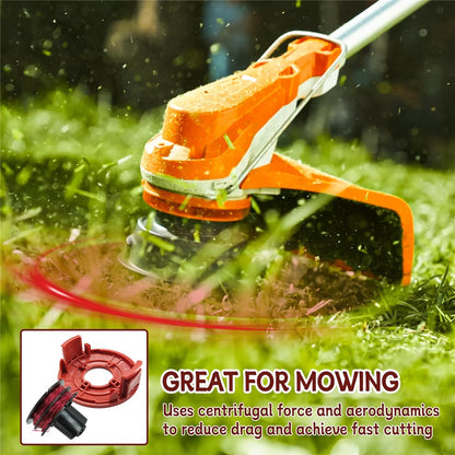 For AL-KO GTE 350 / GTE 450 / GTE 550 Lawn Trimmer 2 Line Spool + 1 Spool Cap, 112966