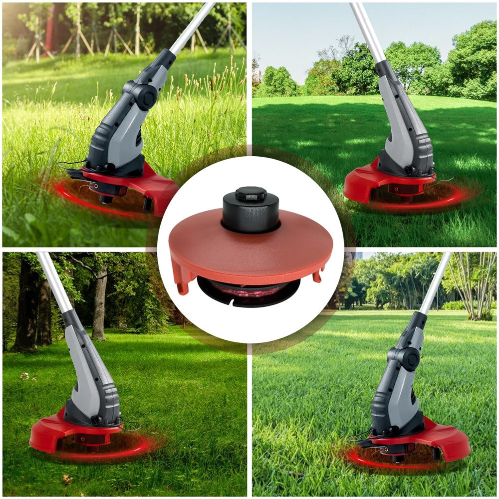 For AL-KO GTE 350 / GTE 450 / GTE 550 Lawn Trimmer 2 Line Spool + 1 Spool Cap, 112966
